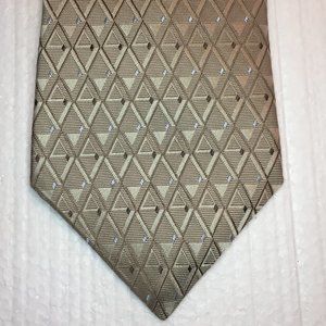 George Machado Zylos Platinum 100% Silk Tie